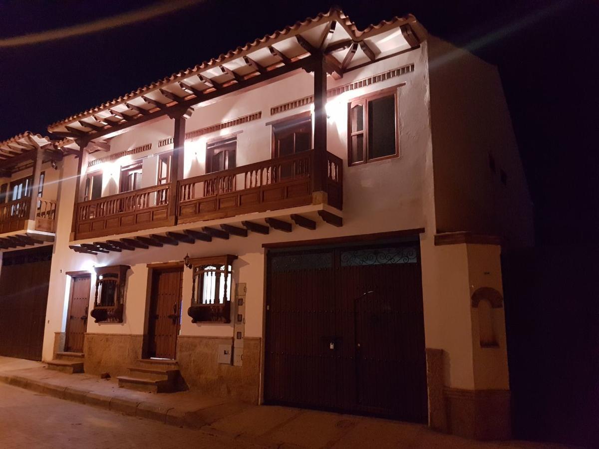 莱瓦镇 Hospederia Santa Ana酒店 外观 照片